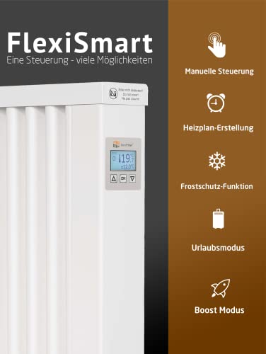 AeroFlow Radiateur électrique avec Multi-contrôleur FlexiSmart – Image 3
