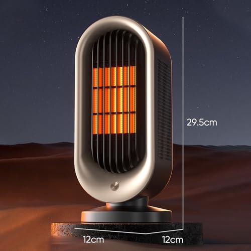 Chauffage Soufflant, Radiateur Soufflant Électrique 1200W PTC Chauffage d'appoint,3 Modes, Portatif Chauffage Economie D'énergie Pour Salon,Chambre et Bureau – Image 3