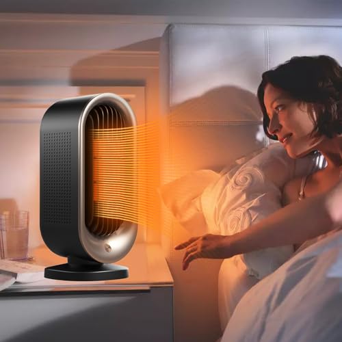 Chauffage Soufflant, Radiateur Soufflant Électrique 1200W PTC Chauffage d'appoint,3 Modes, Portatif Chauffage Economie D'énergie Pour Salon,Chambre et Bureau – Image 4