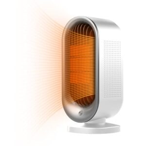 Chauffage Soufflant, Radiateur Soufflant Électrique 1200W PTC Chauffage d'appoint,3 Modes, Portatif Chauffage Economie D'énergie Pour Salon,Chambre et Bureau