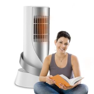 Chauffage électrique, chauffage d'espace intérieur - Ventilateur de chauffage - Chauffage de bureau avec protection contre la surchauffe, radiateurs verticaux pour usage intérieur, chambre à coucher,