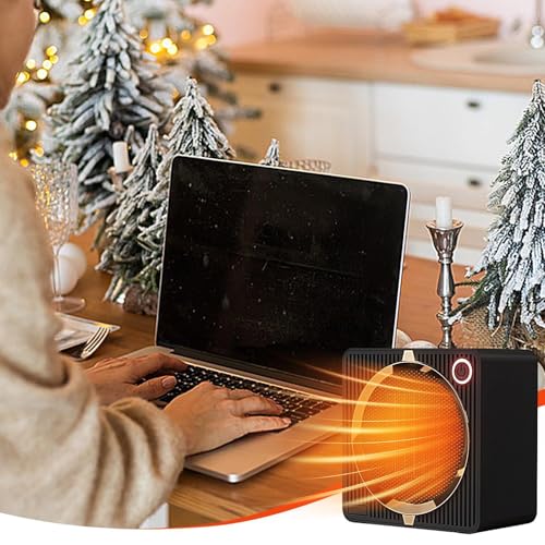 Chauffages Portables D'intérieur, Petits Radiateurs Portables – Chauffage De Table Vertical Portable Silencieux | Petit Radiateur, Radiateur Électrique Sûr Pour Tente, Intérieur, Voyage D'hiver – Image 4