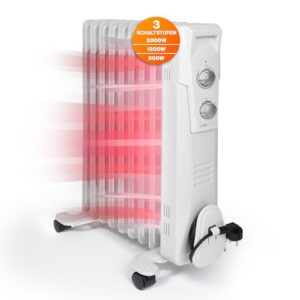 Clatronic RA 373x Radiateur à huile à ailettes