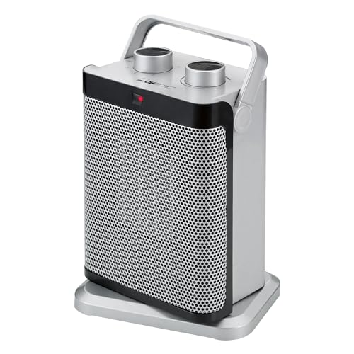 Clatronic® Radiateur soufflant avec élément chauffant en céramique | Radiateur soufflant 2000W & 1500W | Interrupteur 7 niveaux | Oscillant & avec interrupteur 7 niveaux | Economie d'énergie | HL 3631