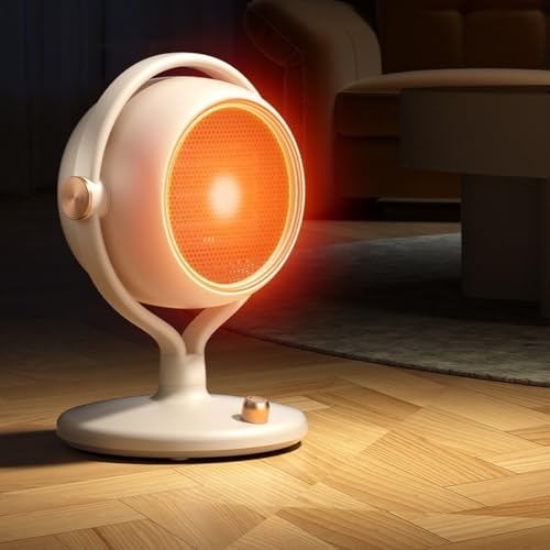 Faeymth Chauffage Soufflant Radiateur de Bureau Radiateur Soufflant Solaire Domestique Chauffage Électrique Prise UE – Image 5