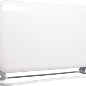 Mill sg2000led intérieur noir, blanc 2000 W – Radiateur (1,6 m, Intérieur, sol, noir, blanc, aluminium, acier, rotatif) (Blanc, 24-28 m2-MEC)