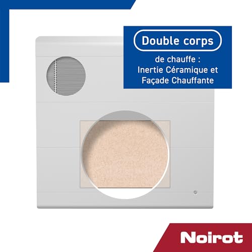 Noirot - Radiateur Électrique Radiasoft Horizontal - Double Corps de Chauffe, Inertie Céramique + Façade Chauffante - Chauffage 100% Connecté - Certifié Origine France Garantie, NF – Image 5