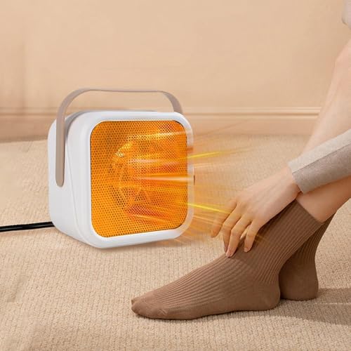 Tuxxjzm Radiateurs électriques portables, radiateurs électriques d'intérieur - Chauffage d'espace à économie d'énergie | Chauffage de pièce compact et portable, radiateurs électriques efficaces pour – Image 4