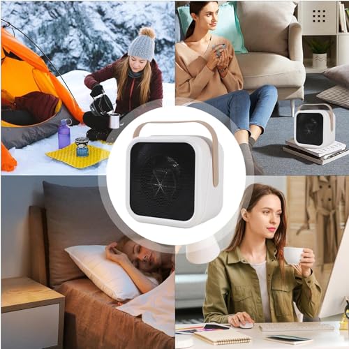 Tuxxjzm Radiateurs électriques portables, radiateurs électriques d'intérieur - Chauffage d'espace à économie d'énergie | Chauffage de pièce compact et portable, radiateurs électriques efficaces pour – Image 5