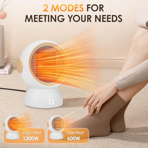 Unipampa Mini Radiateur Céramique, Compact Radiateur Soufflant Classique – Image 5