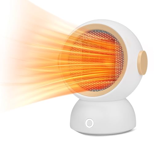 Unipampa Mini Radiateur Céramique, Compact Radiateur Soufflant Classique