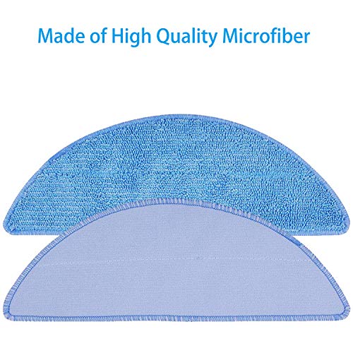 6 Pièces Chiffons Serpillères équipement Accessoires pour Aspirateur Robot Tesvor M1 Tesvor X500 X500 Pro – Image 3