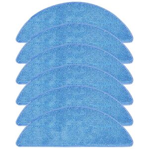 6 Pièces Chiffons Serpillères équipement Accessoires pour Aspirateur Robot Tesvor M1 Tesvor X500 X500 Pro