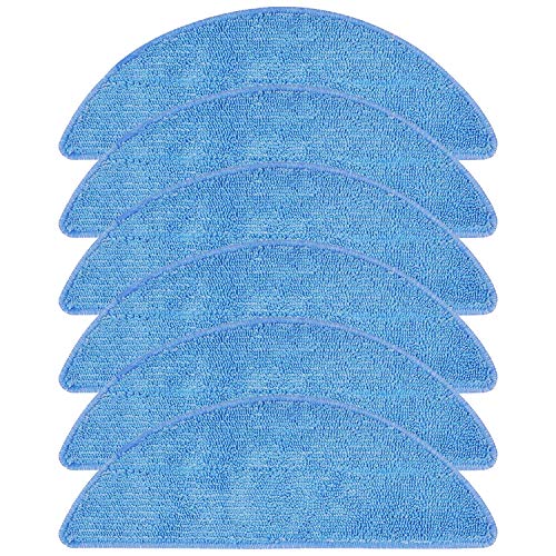 6 Pièces Chiffons Serpillères équipement Accessoires pour Aspirateur Robot Tesvor M1 Tesvor X500 X500 Pro