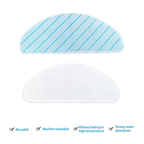 6 Pièces Chiffons Serpillères équipement Accessoires pour Aspirateur Robot Yeedi Vac 2 Pro – Image 4