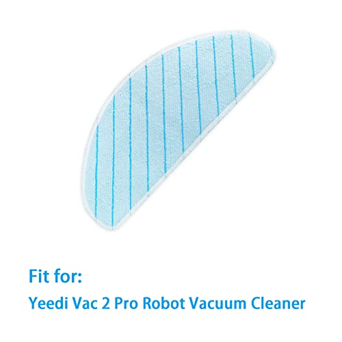 6 Pièces Chiffons Serpillères équipement Accessoires pour Aspirateur Robot Yeedi Vac 2 Pro – Image 5