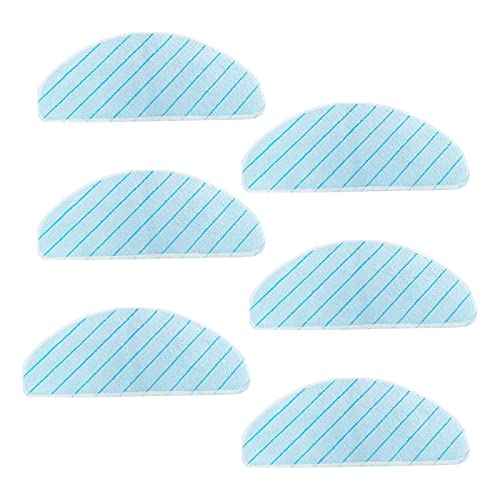 6 Pièces Chiffons Serpillères équipement Accessoires pour Aspirateur Robot Yeedi Vac 2 Pro