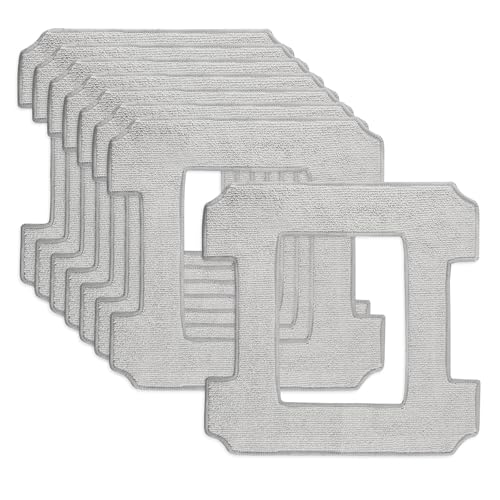 8 Pièces pour Ecovacs Winbot W1 Pro/W1/W2 Omni/W2 Serpillère Rechange Kit, Microfibre Lingette Robot Lave Vitre pour Ecovacs Winbot, pour Nettoyage Vitre