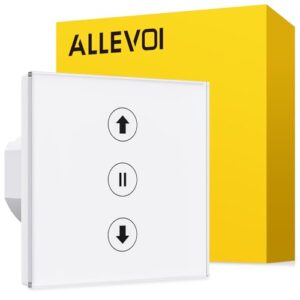 80x80 Interrupteur intelligent WiFi pour Volet Roulant Normal - Blanc