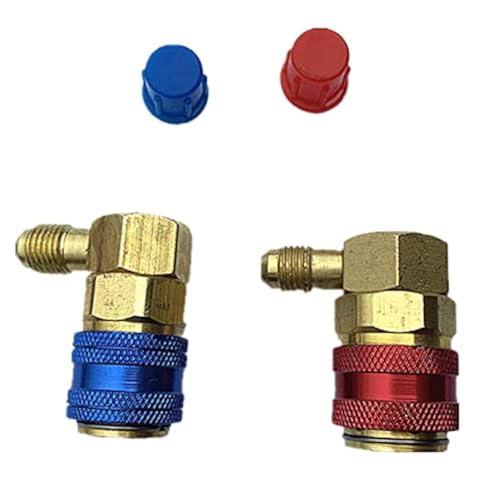 Connecteur rapide haute tension/basse tension/adaptateur de refroidissement de voiture R134A 1/4 "SAE CVC