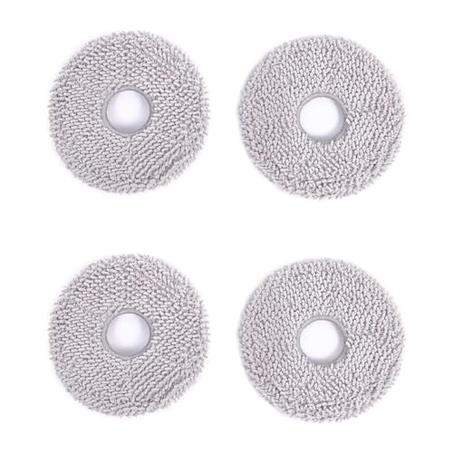ECOVACS DEEBOT X2 OMNI/T20 OMNI/T20e OMNI/X1 OMNI/X1 TURBO/X1e OMNI/T10 TURBO tampons de Nettoyage améliorés, 4 pièces, D-WP04-0012