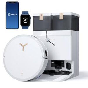 ECOVACS T50 Pro Omni Aspirateur Robot, 15000Pa amélioré par T30 Pro Omni