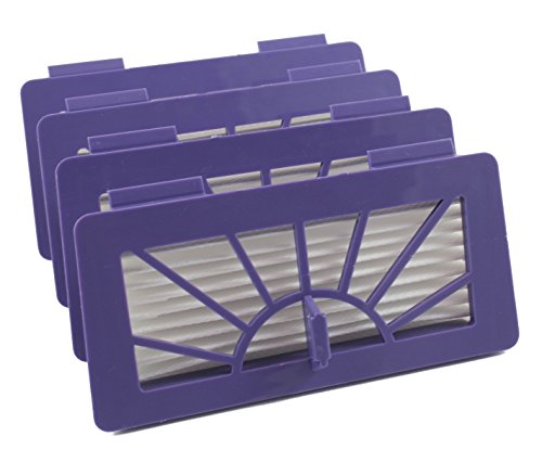 Hannets Vorwerk VR100 - Aspirateur robot Vorwerk Kobold VR 100 - 4 filtres de rechange pour Vorwerk Kobold VR 100 – Image 3