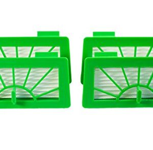 Hannets Vorwerk VR100 - Aspirateur robot Vorwerk Kobold VR 100 - 4 filtres de rechange pour Vorwerk Kobold VR 100