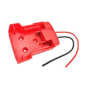 Homoyoyo Adaptateur Batterie avec Câble Kit Conversion Batterie Robuste Compatible Sortie Sécurisée pour Alimentation Externe