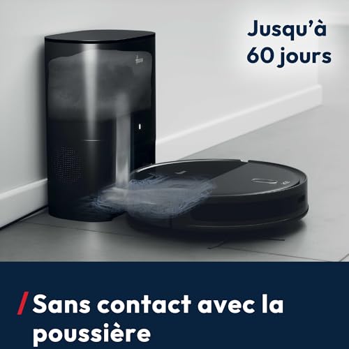 Hoover HG2 Hydro Pro Robot Aspirateur Laveur Silencieux Ultra-Slim avec Station Vidage HG2Z50HP – Puissant 5000 Pa, Navigation Laser, Nettoyage sous Meubles, Serpillière, Autonomie160min,App HGRobots – Image 7