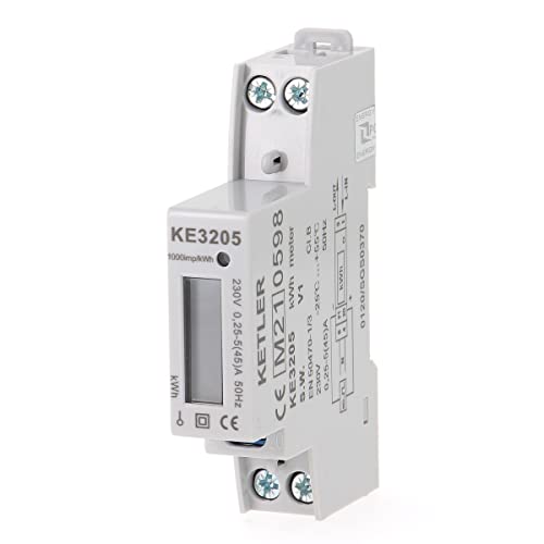 KETLER : Compteur électrique modulaire - Monophasé et Tétra