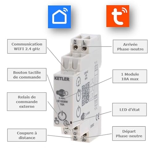 KETLER : Compteur électrique modulaire WIFI – Image 3