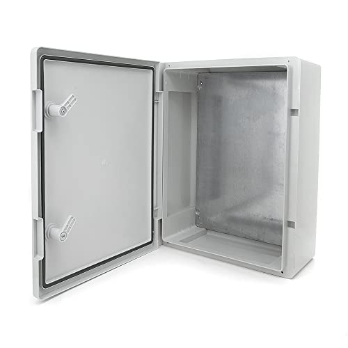 KOOP Elektro Armoire de commande industrielle IP65 - Plaque de montage galvanisée - Verrouillage de porte avec joint périphérique - Boîtier mural - Boîtier vide en plastique ABS - Armoire vide - 420 x – Image 3