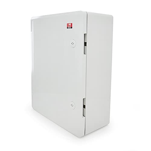 KOOP Elektro Armoire de commande industrielle IP65 - Plaque de montage galvanisée - Verrouillage de porte avec joint périphérique - Boîtier mural - Boîtier vide en plastique ABS - Armoire vide - 420 x – Image 4