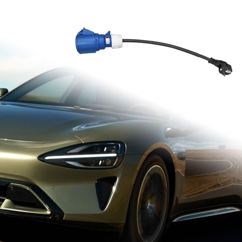 KiBcsLic Borne de Recharge Portable pour Véhicules Électriques, Câble Convertisseur de Charge, Vers CEE Waterefiel 32A 7 KW Prise Femelle CEE Bleue 32A, Accessoire Étanche et Professionnel EV – Image 3