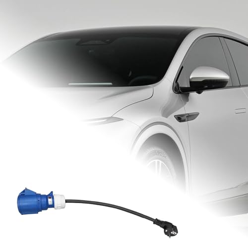 KiBcsLic Borne de Recharge Portable pour Véhicules Électriques, Câble Convertisseur de Charge, Vers CEE Waterefiel 32A 7 KW Prise Femelle CEE Bleue 32A, Accessoire Étanche et Professionnel EV – Image 5