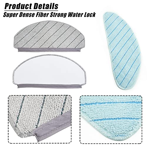 KiimSin Accessoires pour Ecovacs Deebot aspirateur Robot de Rechange,Brosse Principale,Rouleau de Chiffons,Sacs à poussière,brosses latérales,filtres – Image 3