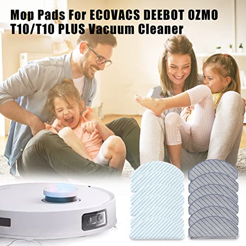 KiimSin Accessoires pour Ecovacs Deebot aspirateur Robot de Rechange,Brosse Principale,Rouleau de Chiffons,Sacs à poussière,brosses latérales,filtres – Image 4