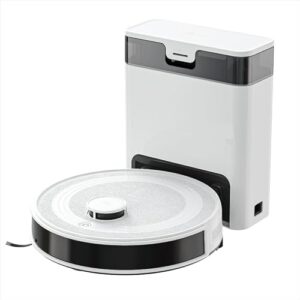 LEFANT M2PRO Aspirateur robot dToF 3200 mAh pour le nettoyage des poils d'animaux domestiques, blanc