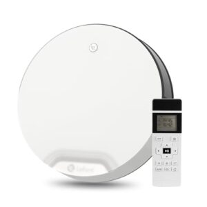 Lefant Aspirateur Robot avec Télécommande N1,4500Pa Puissant Aspiration,165min d'Autonomie, Auto-Charge Robot Aspirateur, Version sans WiFi, Idéal pour Les Poils d'animaux Sol Dur Tapis