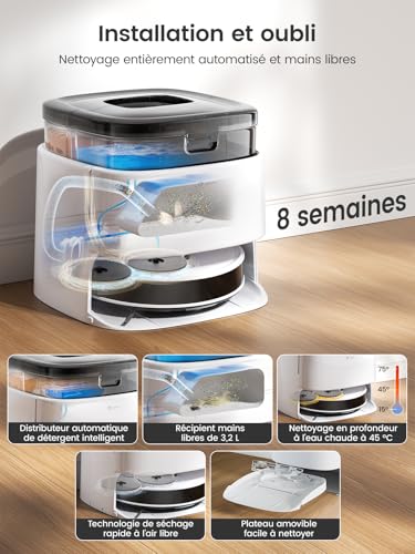 Lefant Spare Parts, 4 Side Brushes and 4 High Efficiency – Image 4