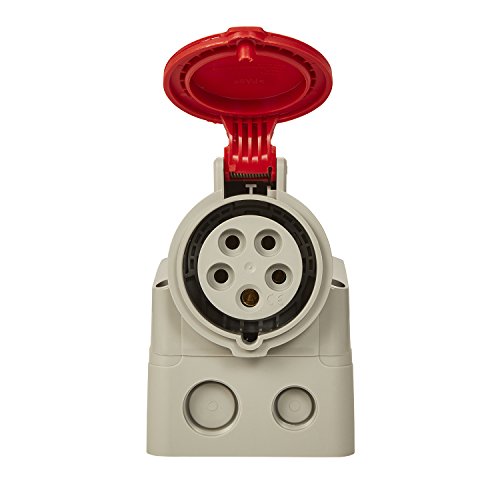 Legrand 555159 Prise saillie fixe P17 IP44 16A, 380V~ à 415V~, 3P+N+T – Image 3