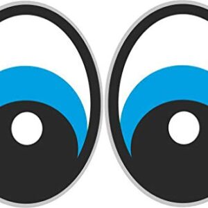 Lot de 2 yeux autocollants pour robot aspirateur, robot tondeuse, robot balai et robot culinaire Thermomix