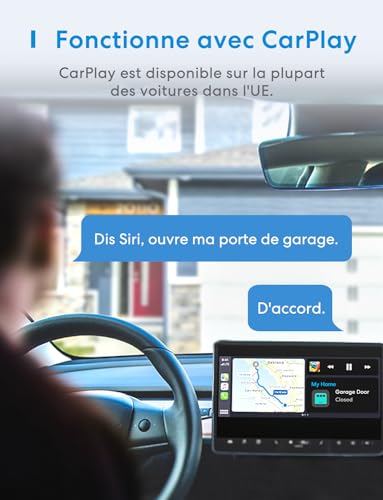 Meross Ouvre-Porte de Garage Connecté WiFi, Télécommande de Porte Intelligent Compatible avec Alexa, Google Assistant et SmartThings, Contrôle à Distance, Commande Vocale et Fonction de Temps – Image 5