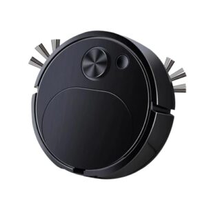 Mini Robot Aspirateur, Robot Aspirateur et Vadrouille, Forte Aspiration, évitement Automatique, Chargement USB, Aspirateur Robot pour Poussières Fines Domestiques, Poils