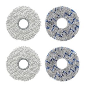 MsDaos Rechange Serpillières Compatibles avec Aspirateur Robot ECOVACS DEEBOT T30 Pro / T30S Combo / T30S / T20 Omni / T10 Omni / X1 Omni / X1 Turbo / X2 Omni/Yeedi M12 Pro+