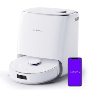 Narwal Freo X Ultra Robot Aspirateur Laveur, Nettoyage Intelligent, 8200 PA, Zéro-Enchevêtrement, Technologie DirtSense™, Station d'accueil Tout-en-Un, Traitement Autonome de la Poussière