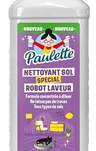 Paulette - Nettoyant Sol Spécial Robot Laveur - Certifié Ecocert - Fabriqué en France - 500 mL