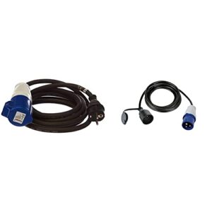 Perel CÂBLE ADAPTATEUR AVEC FICHE SCHUKO VERS PRISE CEE - 3 m