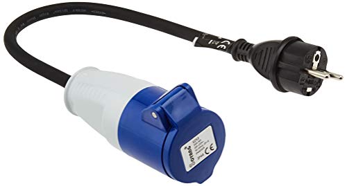 Perel ECEEC 40 cm Adaptor Cable Schuko Plug to CEE Socket – Image 3